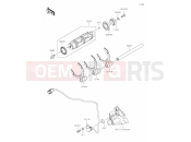 KAWASAKI 2021 11 Gear Change Drum/Shift Fork(s)