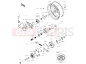 KAWASAKI 2021 41 Rear Hub