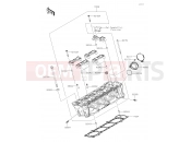 KAWASAKI NINJA 1000SX (ZX1002KMFAN) 01 Cylinder Head