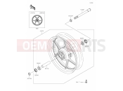 KAWASAKI NINJA 1000SX (ZX1002KMFAN) 38 Front Hub