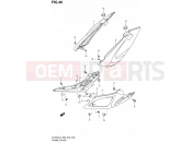 SUZUKI DL650A L3 (2013) V-Strom (E03,E28,E33) 46 - FRAME COVER
