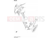 SUZUKI DL650A L3 (2013) V-Strom (E03,E28,E33) 53 - SIDE COWLING