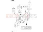 SUZUKI DL650A L3 (2013) V-Strom (E03,E28,E33) 55 - LABEL (DL650AL3 E33)