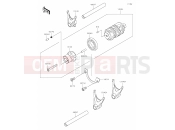 KAWASAKI 2020 12 Gear Change Drum/Shift Fork(s)