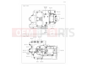 KAWASAKI 2020 15 Crankcase Bolt Pattern