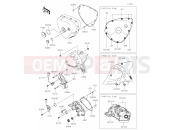 KAWASAKI 2020 17 Left Engine Cover(s)