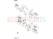SUZUKI DL650A L3 (2013) V-Strom (E21) 38 - FOOTREST