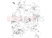KAWASAKI W800 (EJ800DLF) 29 Frame Fittings