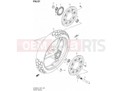 SUZUKI DL650A L3 (2013) V-Strom (E21) 57 - FRONT WHEEL (DL650AUEL3 E21)