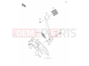 KAWASAKI 2020 41 Brake Pedal
