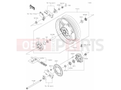 KAWASAKI 2020 40 Rear Hub