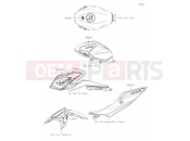 KAWASAKI 2020 63 Decals(Gray)