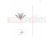 KAWASAKI NINJA 400 (EX400GLFA) 73 Accessory(Decals)