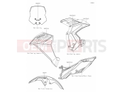 KAWASAKI 2020 63 Decals(Gray)