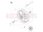 KAWASAKI VERSYS 650 (KLE650FLF) 39 Front Hub