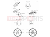 KAWASAKI VERSYS 650 (KLE650FLF) 65 Decals(Green)