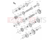 KAWASAKI Z1000 (ZR1000HLF) 11 Transmission