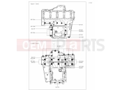 KAWASAKI Z1000 (ZR1000HLF) 15 Crankcase Bolt Pattern