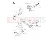 KAWASAKI Z1000 (ZR1000HLF) 33 Footrests