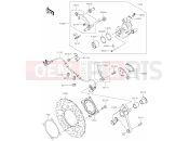 KAWASAKI Z1000 (ZR1000HLF) 45 Rear Brake