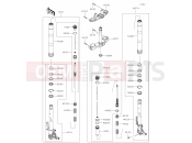KAWASAKI Z1000 (ZR1000HLF) 47 Front Fork