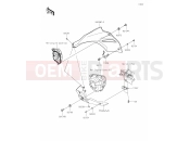 KAWASAKI Z1000 (ZR1000HLF) 68 Cowling Lowers