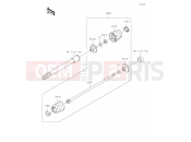 KAWASAKI Z1000 (ZR1000HLF) 72 Accessory(Axle Slider)