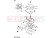 SUZUKI DL650A L3 (2013) V-Strom (E99) 3 - REAR CYLINDER HEAD