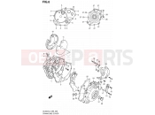 SUZUKI DL650A L3 (2013) V-Strom (E99) 6 - CRANKCASE COVER