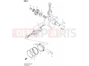 SUZUKI DL650A L3 (2013) V-Strom (E99) 7 - CRANKSHAFT