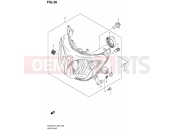 SUZUKI DL650A L3 (2013) V-Strom (E99) 28 - HEADLAMP (WITHOUT REFLECTOR)