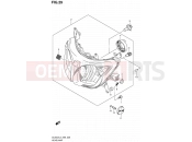 SUZUKI DL650A L3 (2013) V-Strom (E99) 29 - HEADLAMP (WITH REFLECTOR)
