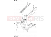 SUZUKI DL650A L3 (2013) V-Strom (E99) 41 - FRAME COVER
