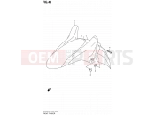 SUZUKI DL650A L3 (2013) V-Strom (E99) 43 - FRONT FENDER