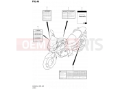 SUZUKI DL650A L3 (2013) V-Strom (E99) 49 - LABEL
