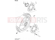 SUZUKI DL650A L3 (2013) V-Strom (E99) 53 - FRONT WHEEL