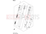 SUZUKI DL650A L3 (2013) V-Strom (E99) 51 - FRONT FORK DAMPER