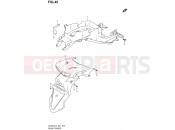 SUZUKI DL650A L4 (2014) V-Strom (E21) 45 - REAR FENDER