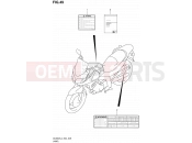 SUZUKI DL650A L4 (2014) V-Strom (E24) 49 - LABEL
