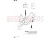 SUZUKI DL650A L4 (2014) V-Strom (E38) 48 - LABEL