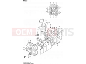 SUZUKI DL650A L4 (2014) V-Strom (E99) 2 - CYLINDER HEAD (FRONT)