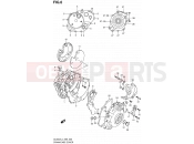 SUZUKI DL650A L4 (2014) V-Strom (E99) 6 - CRANKCASE COVER