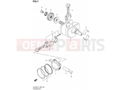 SUZUKI DL650A L4 (2014) V-Strom (E99) 7 - CRANKSHAFT