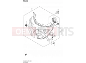 SUZUKI DL650A L4 (2014) V-Strom (E99) 28 - HEADLAMP (WITHOUT REFLECTOR)