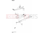 SUZUKI DL650A L4 (2014) V-Strom (E99) 36 - STAND