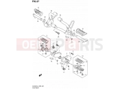 SUZUKI DL650A L4 (2014) V-Strom (E99) 37 - FOOTREST