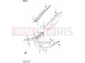 SUZUKI DL650A L4 (2014) V-Strom (E99) 41 - FRAME COVER