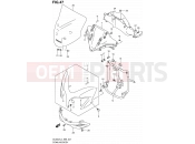 SUZUKI DL650A L4 (2014) V-Strom (E99) 47 - COWLING BODY
