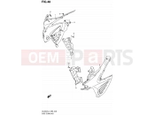 SUZUKI DL650A L4 (2014) V-Strom (E99) 48 - SIDE COWLING