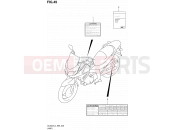 SUZUKI DL650A L4 (2014) V-Strom (E99) 49 - LABEL